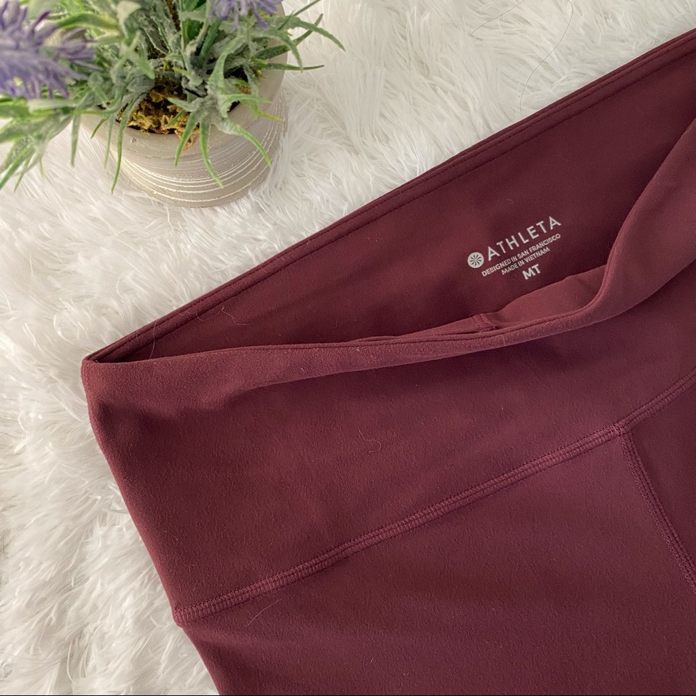 🪷LOT (3) ATHLETA HIGH-RISE CROP LEGGINGS - Picture 4 of 9